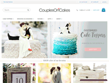 Tablet Screenshot of couplesoncakes.com